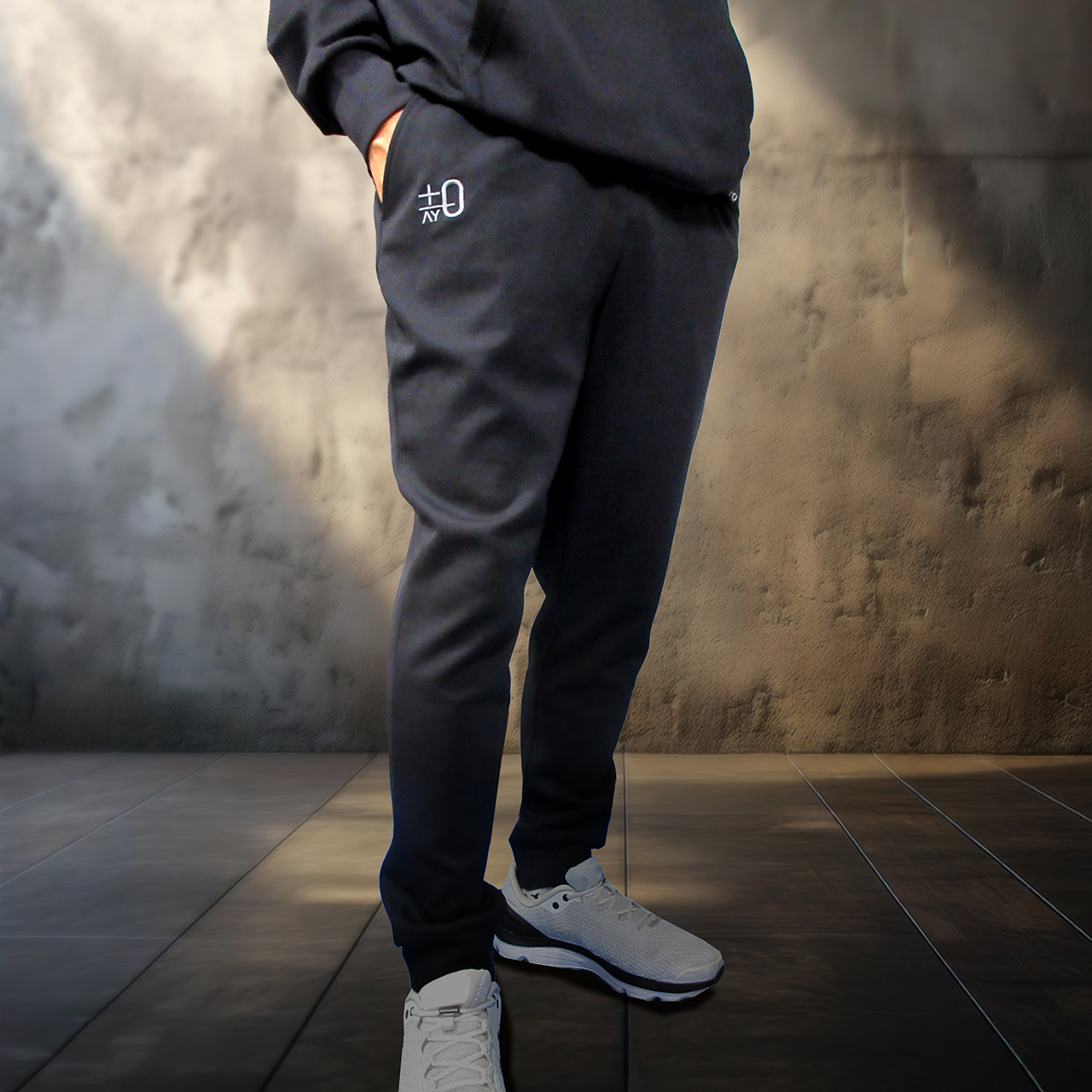 +0AY STYLE SLIM SWEAT LONG PANTS