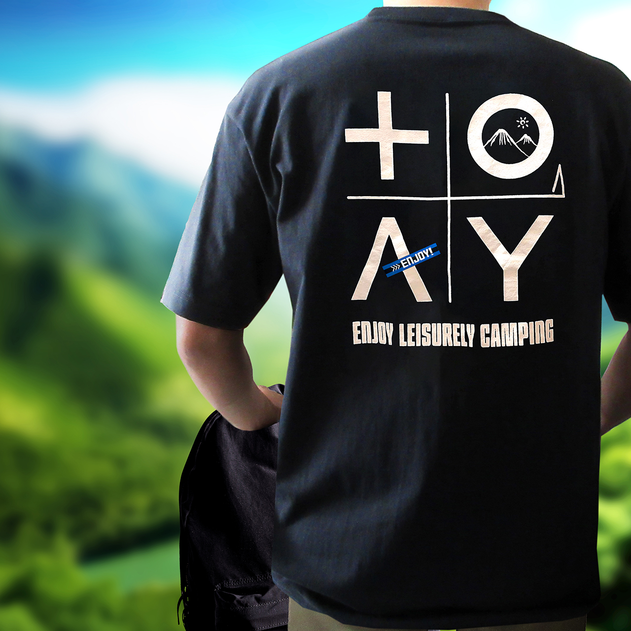 MOUNTAIN SUPER HEAVY BACK PRINT SHIRT