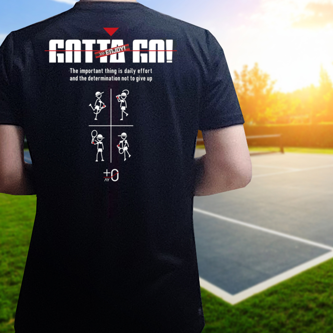 GOTTA GO! BACK PRINT DEODORANT DRY SHIRT