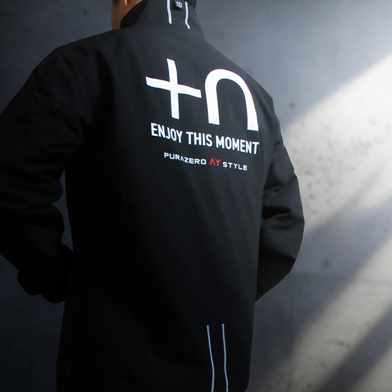 +0AY STYLE  BACK PRINT WIND BREAKER JAKET